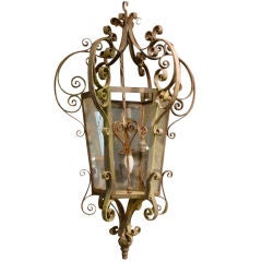 19c French Tole Lantern
