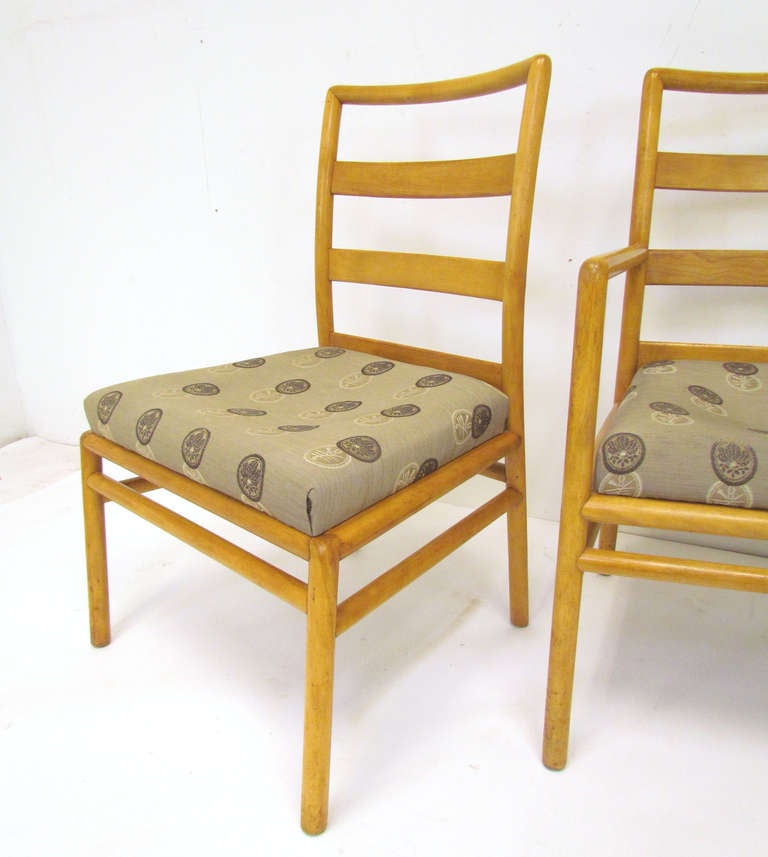 Mid-20th Century Set of Six Mid-Century Dining Chairs by T.H. Robsjohn-Gibbings for Widdicomb