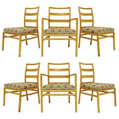 Set of Six Mid-Century Dining Chairs by T.H. Robsjohn-Gibbings for Widdicomb
