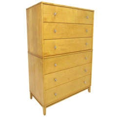 Rare Highboy Six Drawer Dresser by Paul McCobb for Planner Group, ca. 1950s