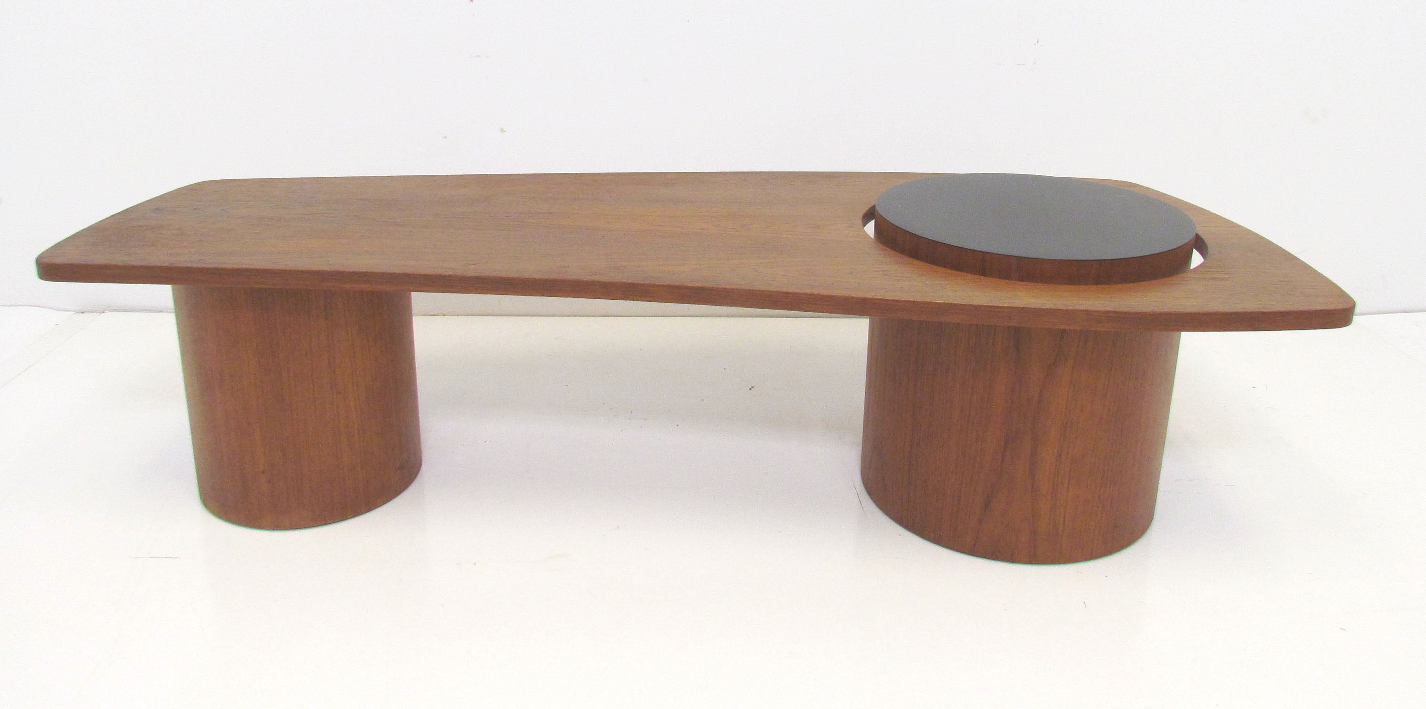 Mid-Century Teak Asymmetrical Coffee Table ca. 1960s