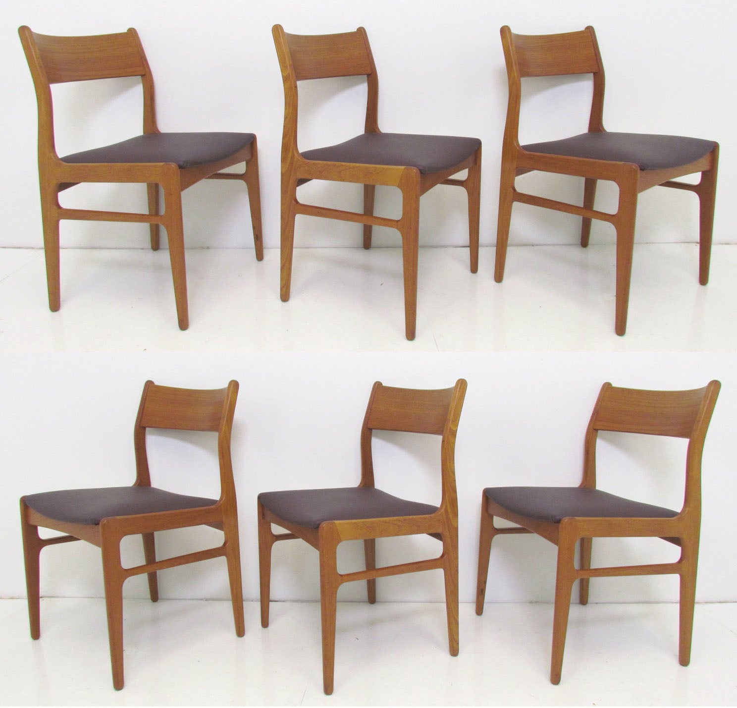 Set of Six Danish Teak Dining Chairs by Funder-Schmidt & Madsen