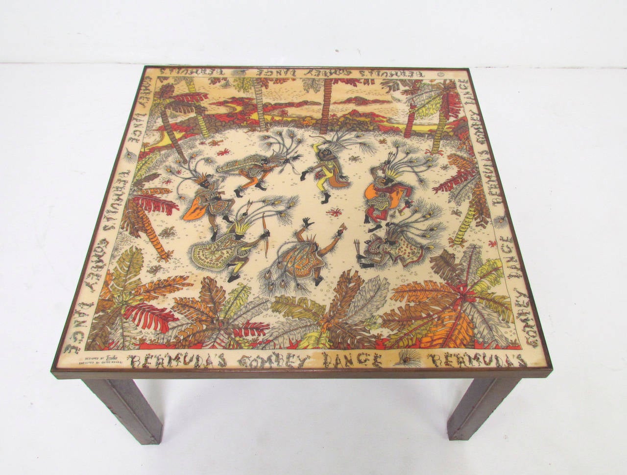 Rare and Unusual Florentine Coffee Table by Emilio Pucci