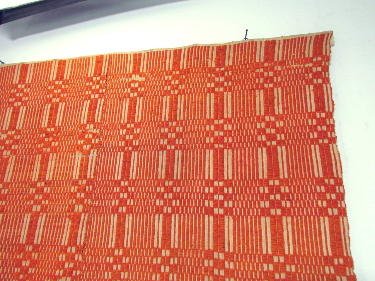 Mid-20th Century Swedish Modernist Handmade Embroidered Textile Weaving, circa 1940s