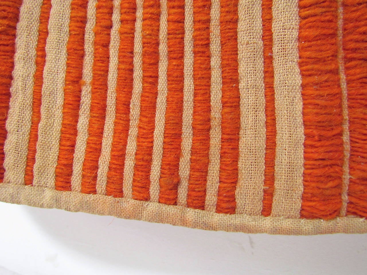 Swedish Modernist Handmade Embroidered Textile Weaving, circa 1940s 2