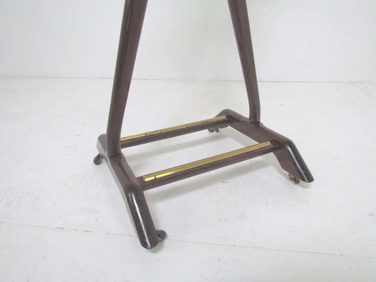 Wood Modernist Gentleman's Valet Stand by Ico Parisi for Fratelli Reguitti, Italy