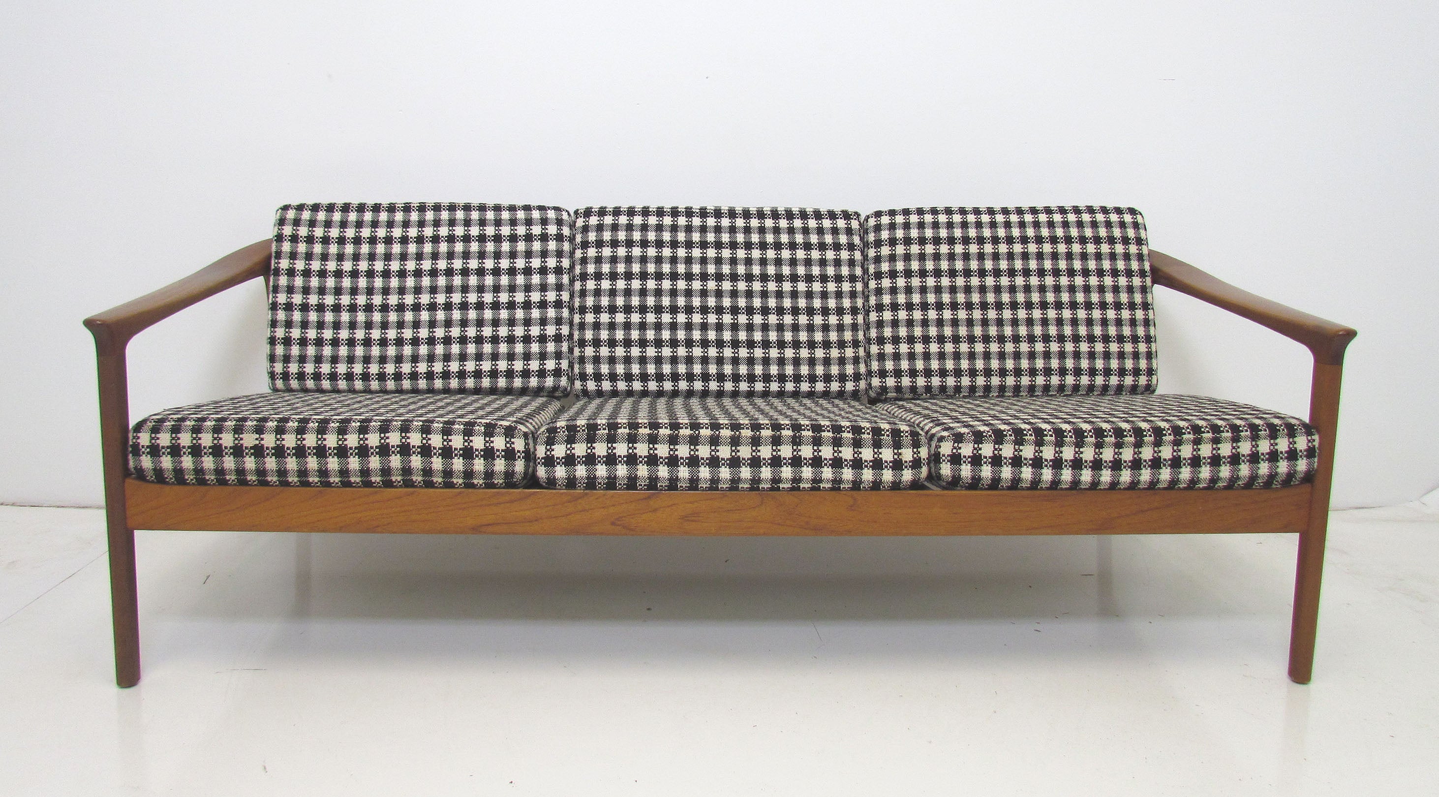 Danish Modern Teak Sofa by Folke Ohlsson for Dux, ca. 1960s
