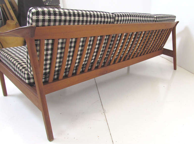 Danish Modern Teak Sofa by Folke Ohlsson for Dux, ca. 1960s 2