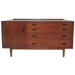 Danish Teak Sideboard Cabinet by Arne Vodder for Sibast, ca. 1960s