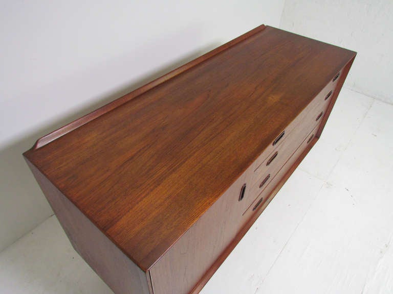 Danish Teak Sideboard Cabinet by Arne Vodder for Sibast, ca. 1960s In Good Condition In Peabody, MA