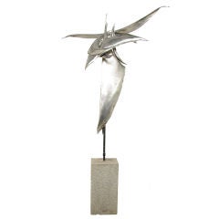 Monumental 7.5 Foot Abstract Biomorphic Sculpture ca. 1960s