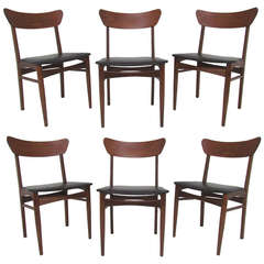 Set of Six Danish Teak Dining Chairs  by Farstrup, ca. 1960s