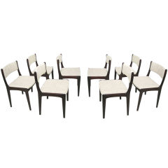 Set of Eight Danish Rosewood Dining Chairs ca. 1970s