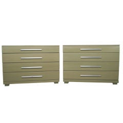 Vintage Pair of Dressers by Raymond Loewy for Mengel ca. 1950s