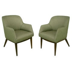 Pair of Mid-Century Modern Arm Lounge Chairs by Jens Risom