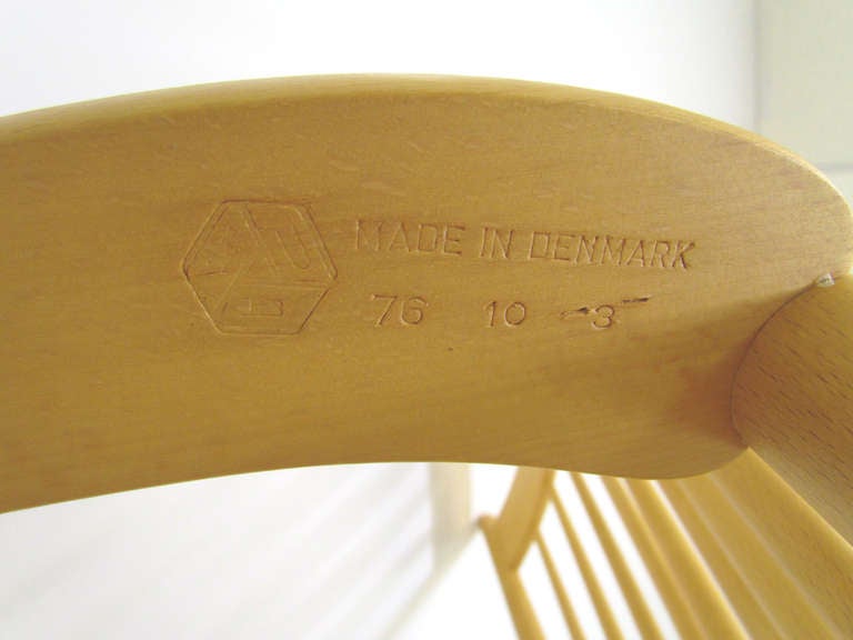 Danish Rocking Chair by Hans Wegner for FDB Mobler 1