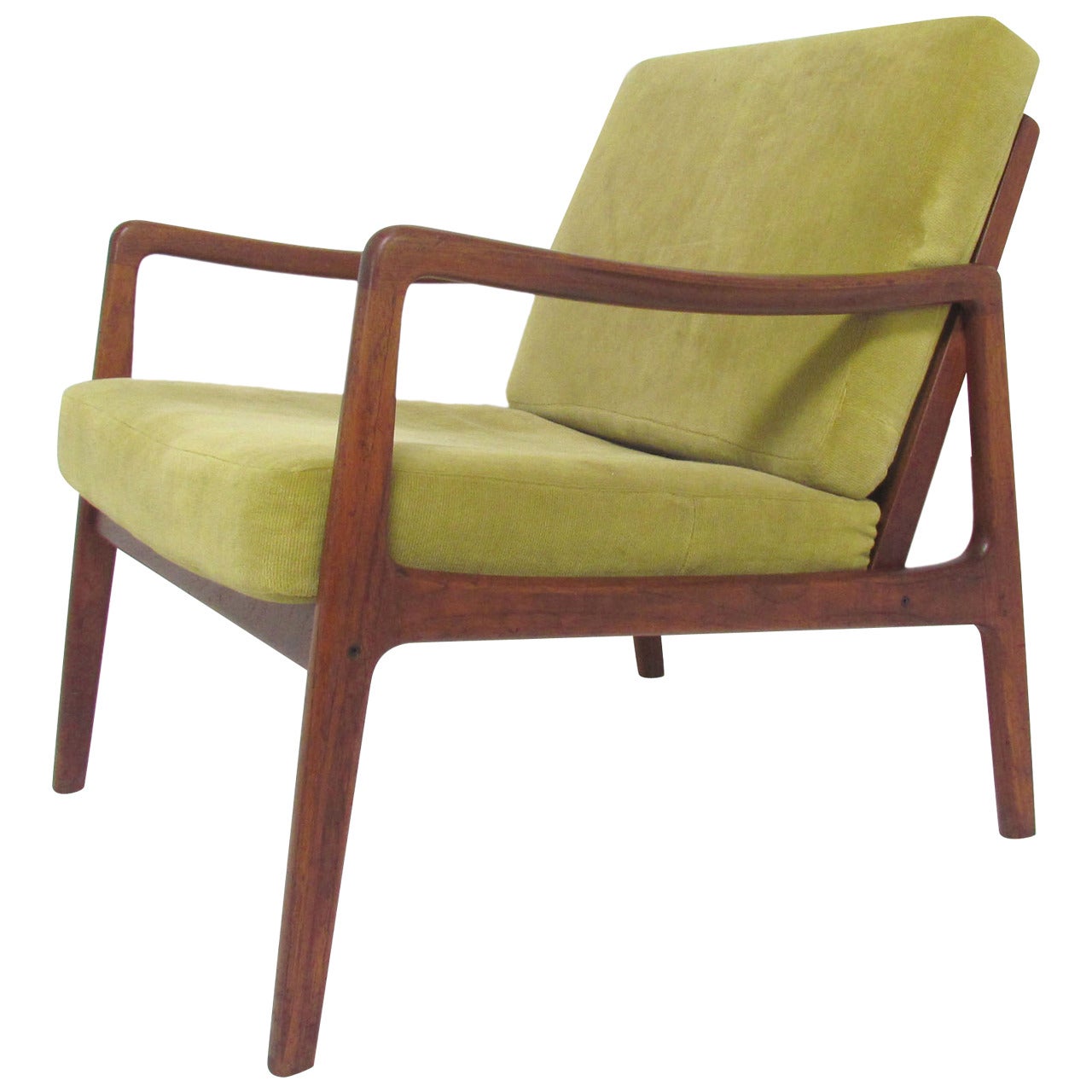 Classic Danish Teak Lounge Chair by Ole Wanscher for France & Son