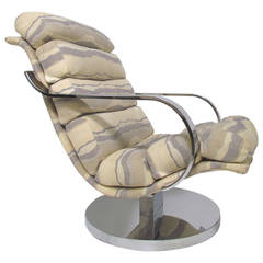 Used Swivel Rocker Lounge Chair by Milo Baughman