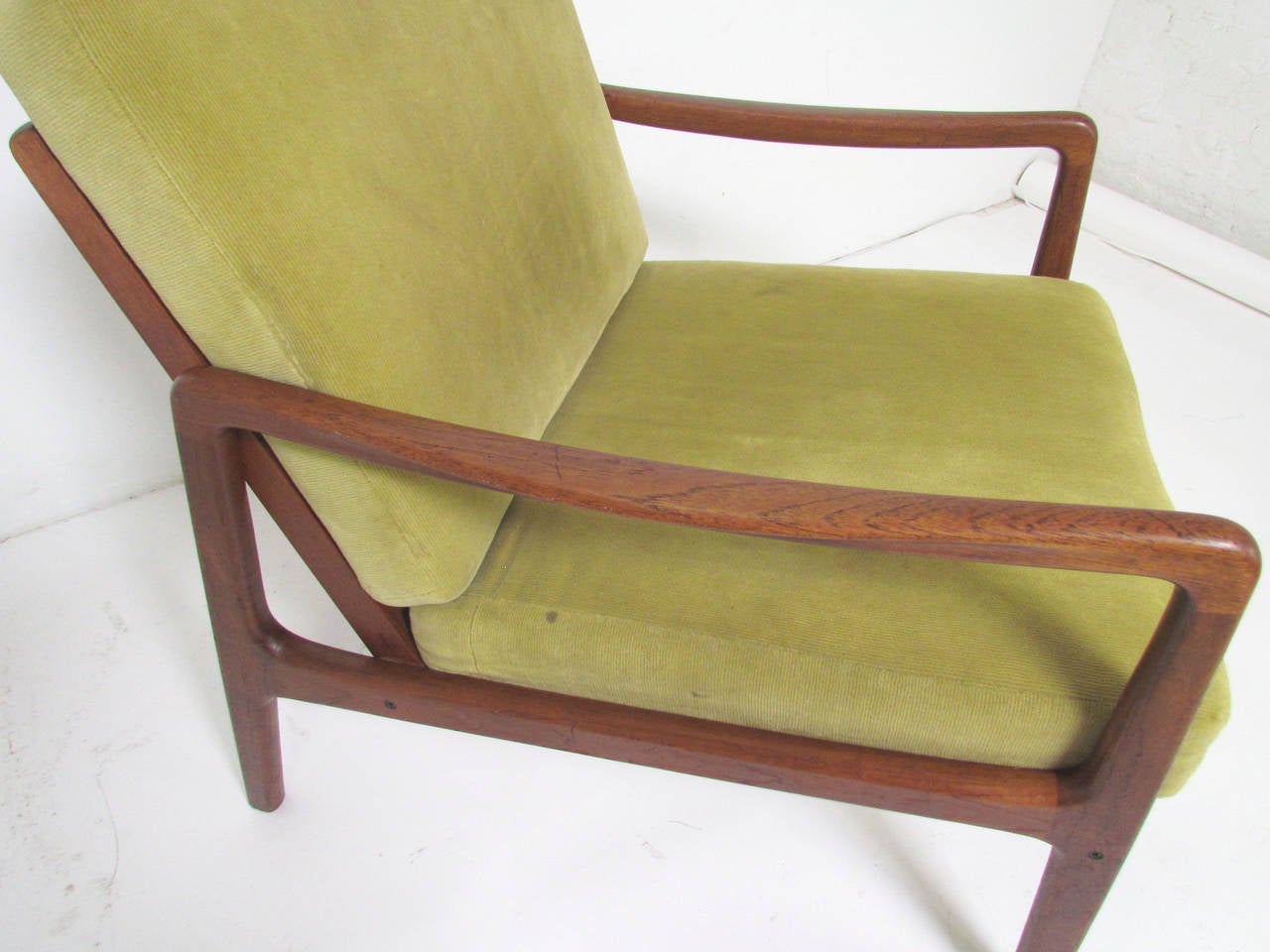 Mid-20th Century Classic Danish Teak Lounge Chair by Ole Wanscher for France & Son