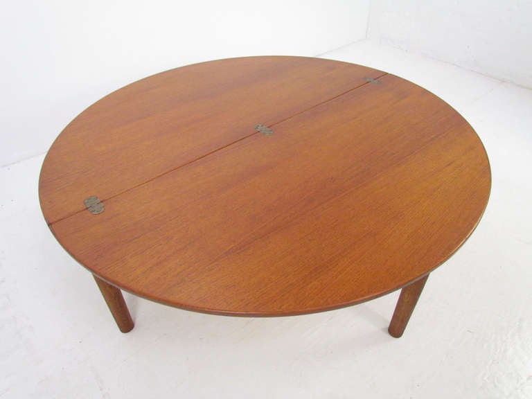 Danish teak coffee table designed by Poul Volther for Frem Rojle in 1956.  47