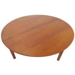 Danish Teak Folding Coffee Table by Poul Volther for Frem Rojle