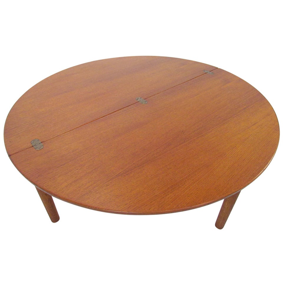 Danish Teak Folding Coffee Table by Poul Volther for Frem Rojle
