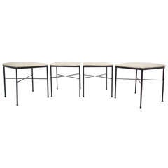 Set of Four X-Base Stools in the Manner of Paul McCobb