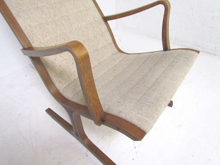 Sculptural Lounge Chair and Ottoman by Mitsumasa Sugasawa for Tendo Mokko 1