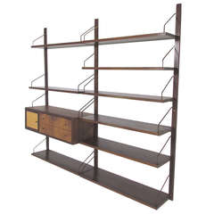 Mid-Century Cado Wall Mounted Book Case Shelving Unit