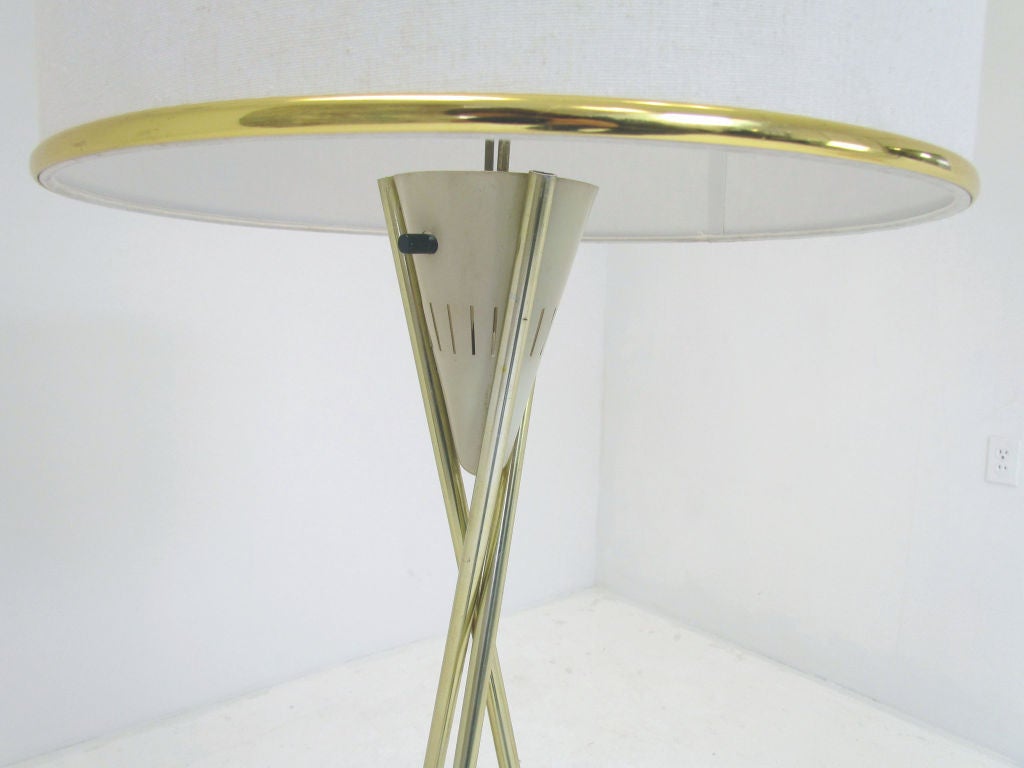 American Tripod Floor Lamp by Gerald Thurston for Lightolier ca. 1960s