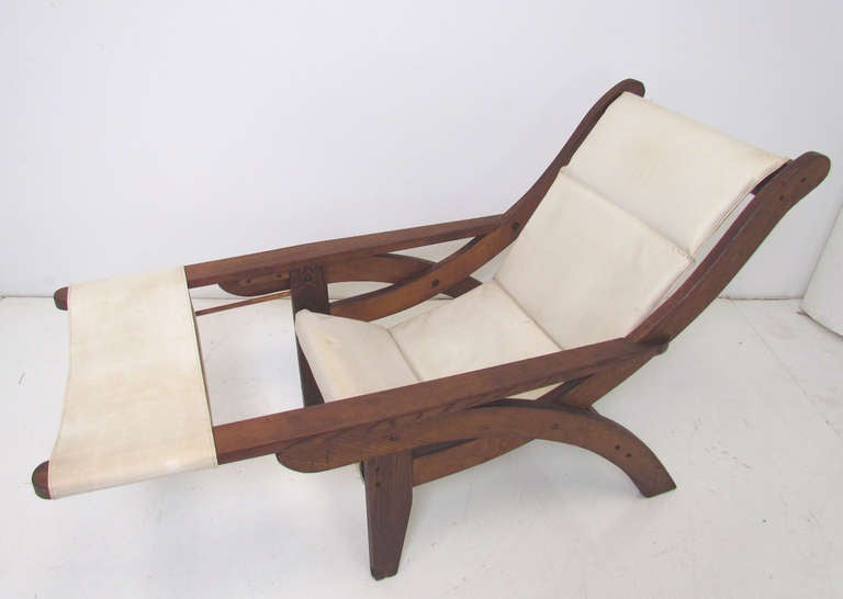 American Rare Plantation Sling Chair by Abercrombie & Fitch, ca. 1960s