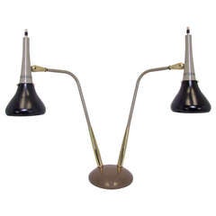 Dual Arm Desk Lamp by Gerald Thurston for Lightolier