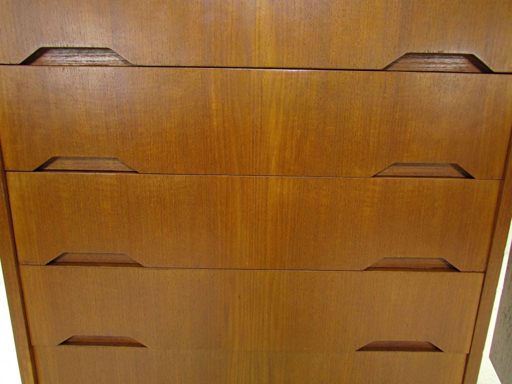 Pair of Danish Teak Dressers by Svend Langkilde ca. 1950s 2
