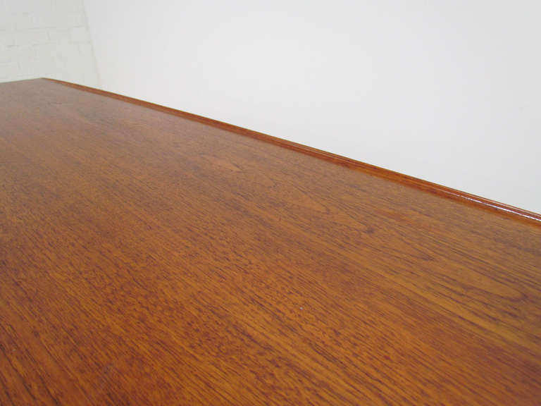 Danish Teak Coffee Table with Carved Edges by Moreddi 2