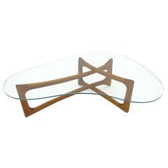 Rare Boomerang Coffee Table by Adrian Pearsall, ca. 1960s
