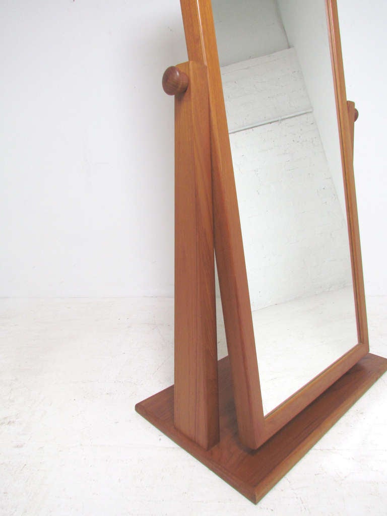 teak full length mirror