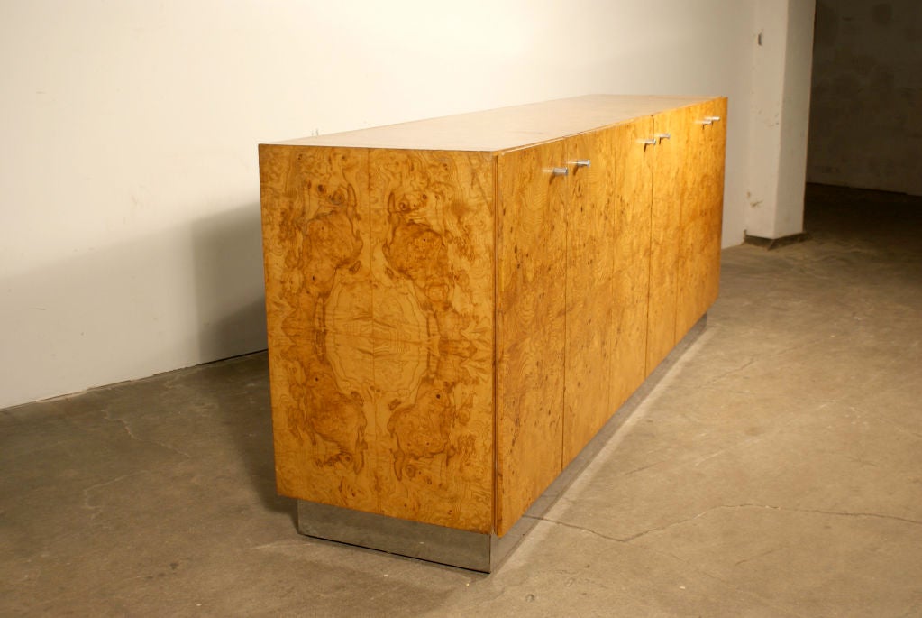 20th Century Burl Wood Cabinet by Milo Baughman for Thayer Coggin