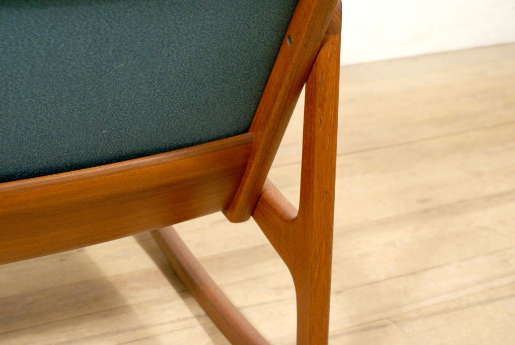 Danish Teak Rocking Chair by Ole Wanscher 4