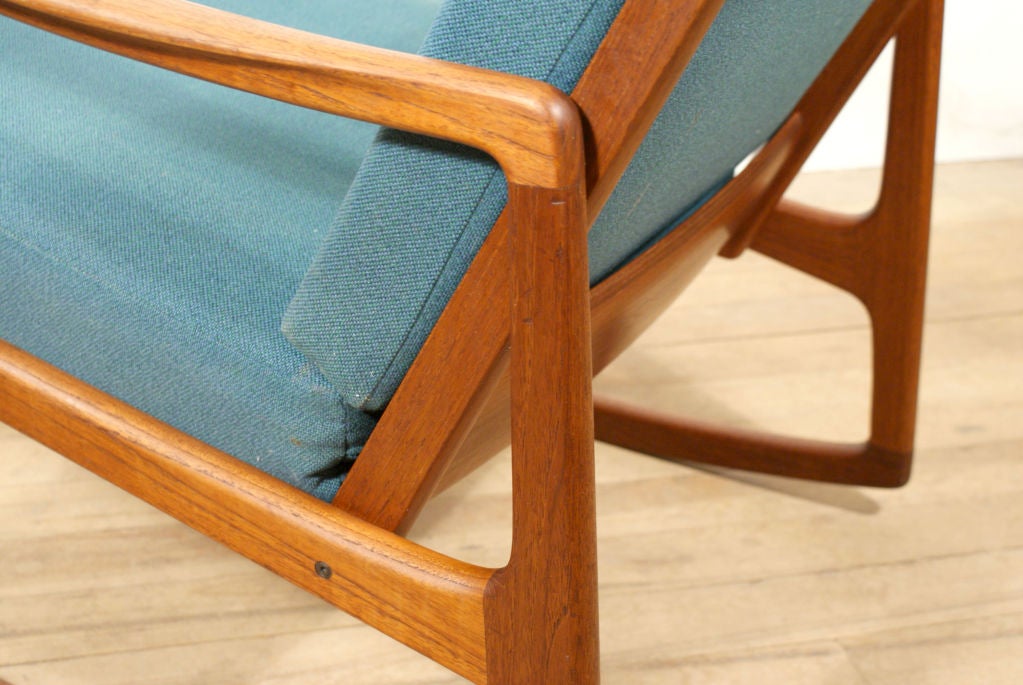 Danish Teak Rocking Chair by Ole Wanscher 5