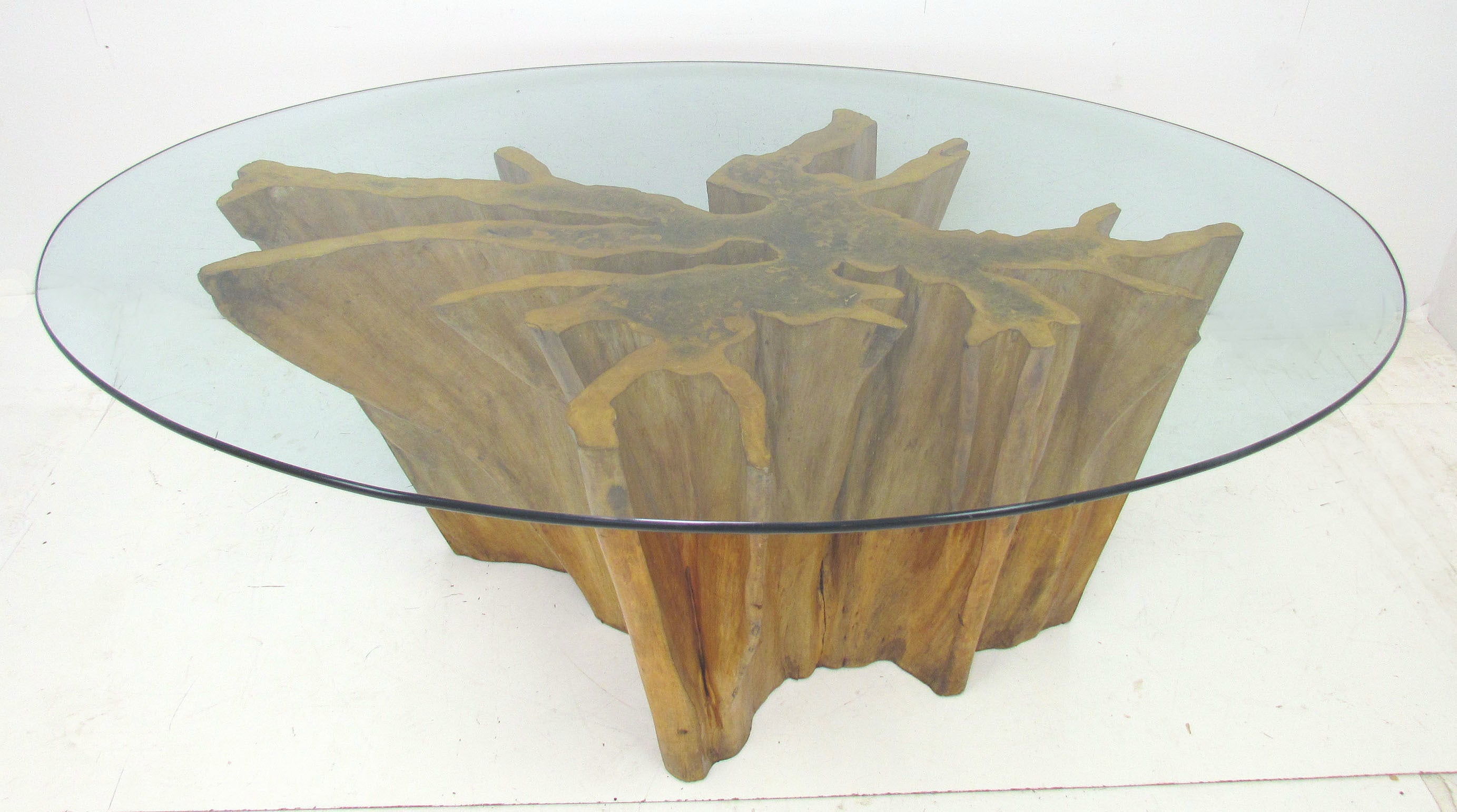 Michael Taylor Cyprus Tree Trunk Dining Table
