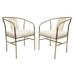 Vintage Pair of Armchairs by Milo Baughman for Thayer-Coggin