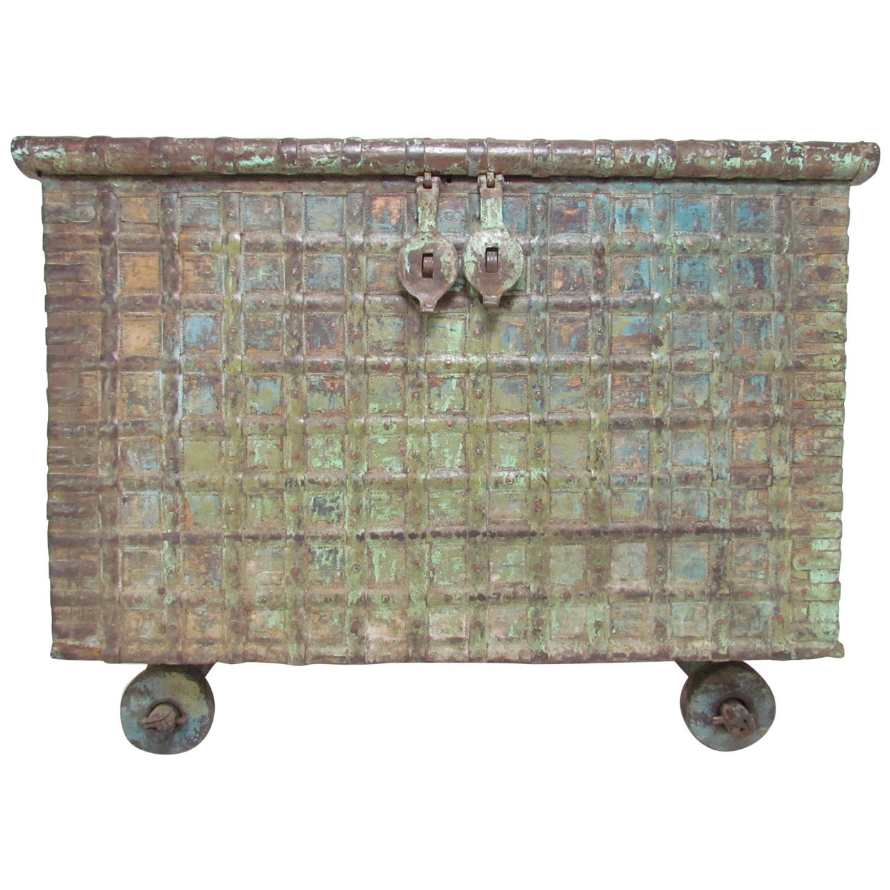 Antique 19th Century Damchiya, Indian Dowry Chest