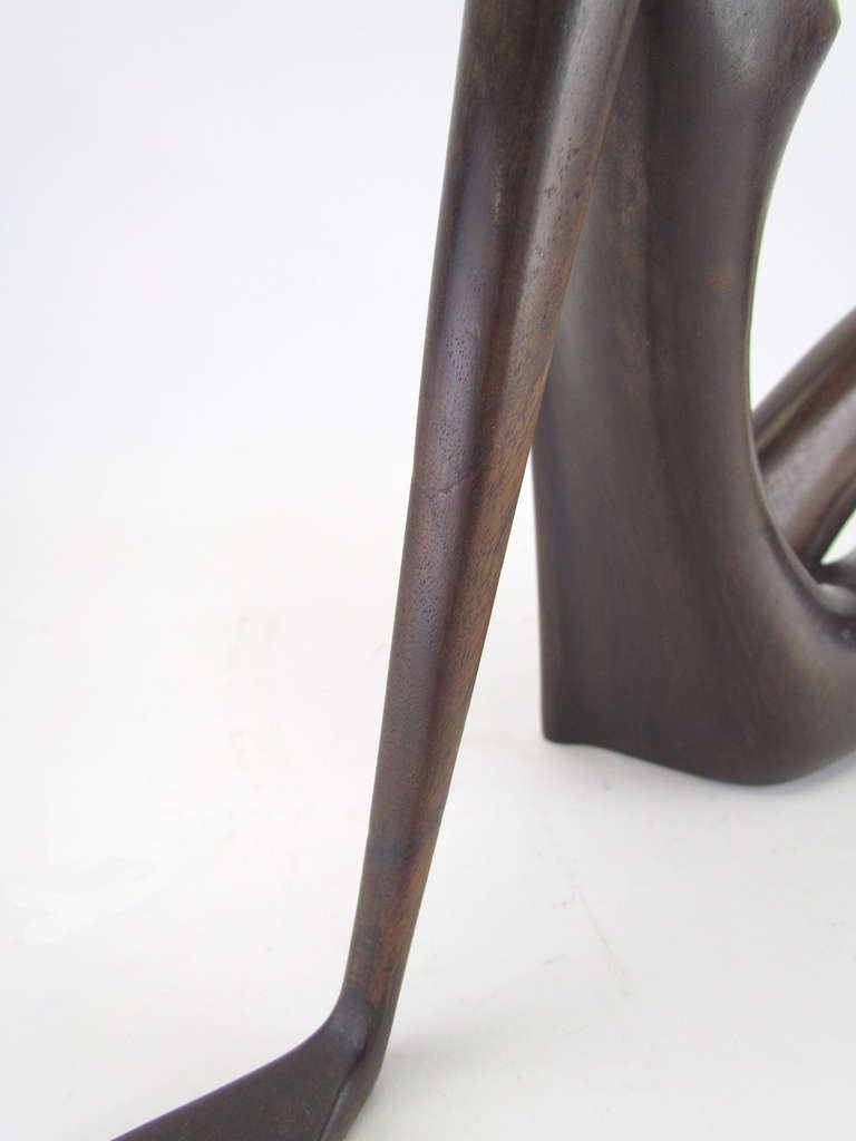 Signed Hagenauer Werkstatte African Nude Wood Sculpture 1