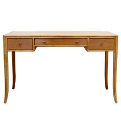 Modernist Mid-Century Writing Desk by McGuire