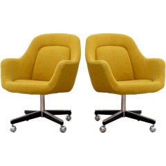Vintage Office Chairs Designed by Max Pearson for Knoll, ca. 1970s