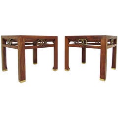 Pair of End Tables by Michael Taylor for Baker Furniture, circa 1960s