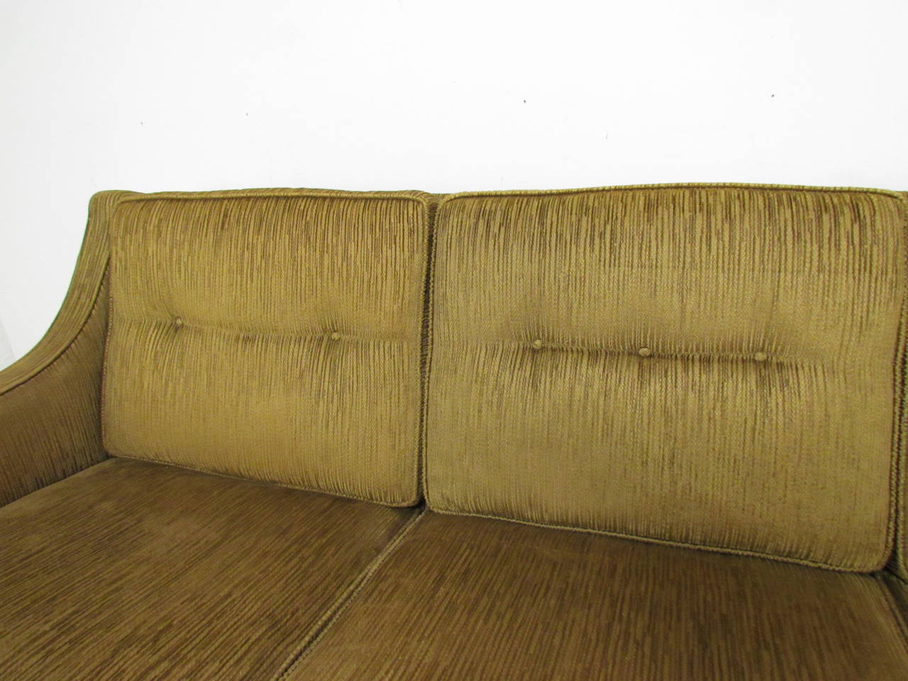 Mid-20th Century Midcentury Articulate Sofa with Ottoman by Milo Baughman for James Inc.