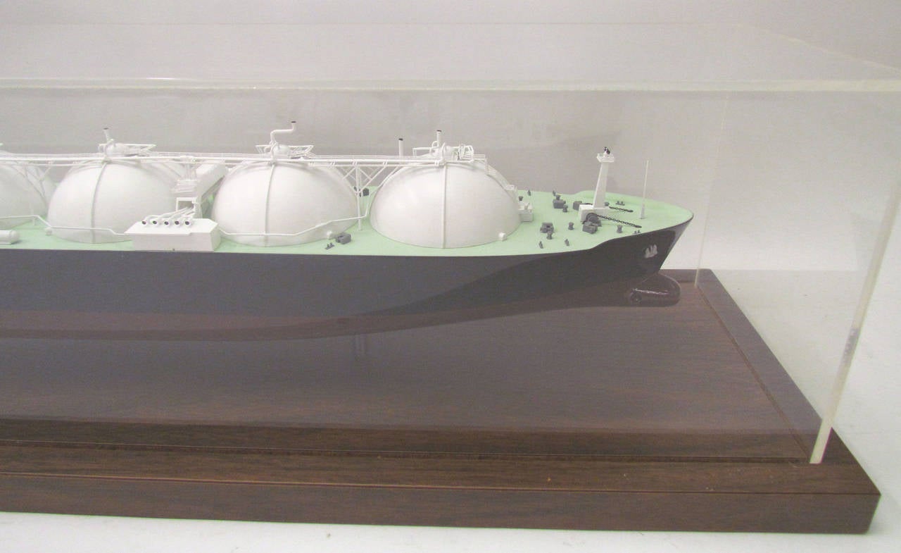 Plastic Executive Ship Model of an LNG Tanker, circa 1980s