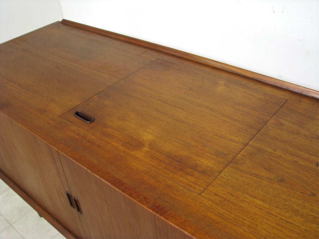 Mid-20th Century Rare Danish Teak Console Sideboard By Arne Vodder for Sibast