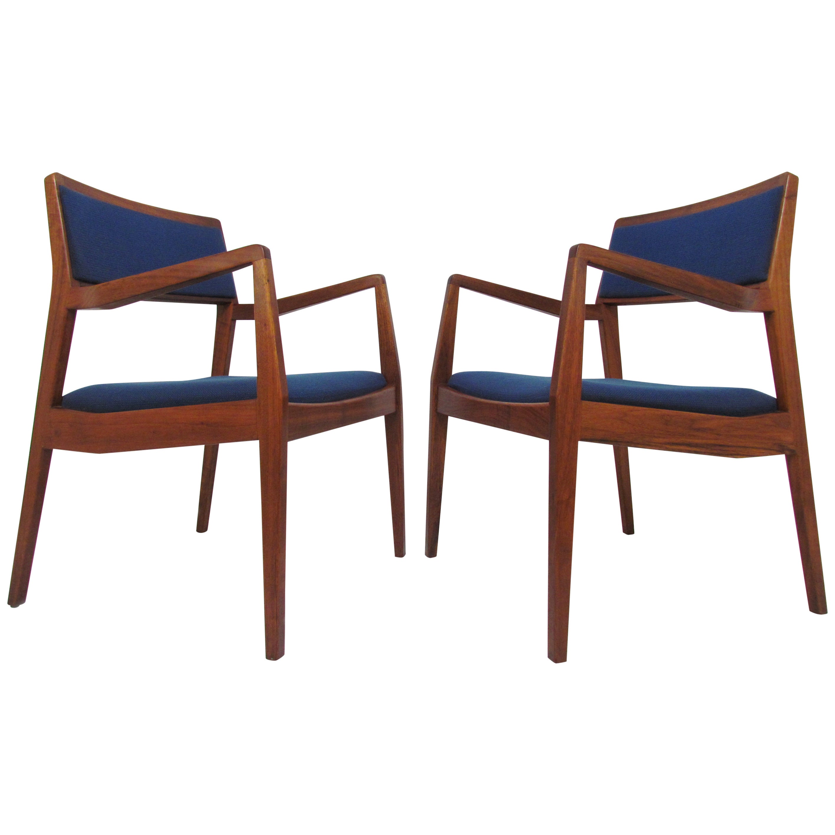 Pair of Jens Risom "Playboy" Lounge Armchairs